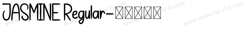 JASMINE Regular字体转换
